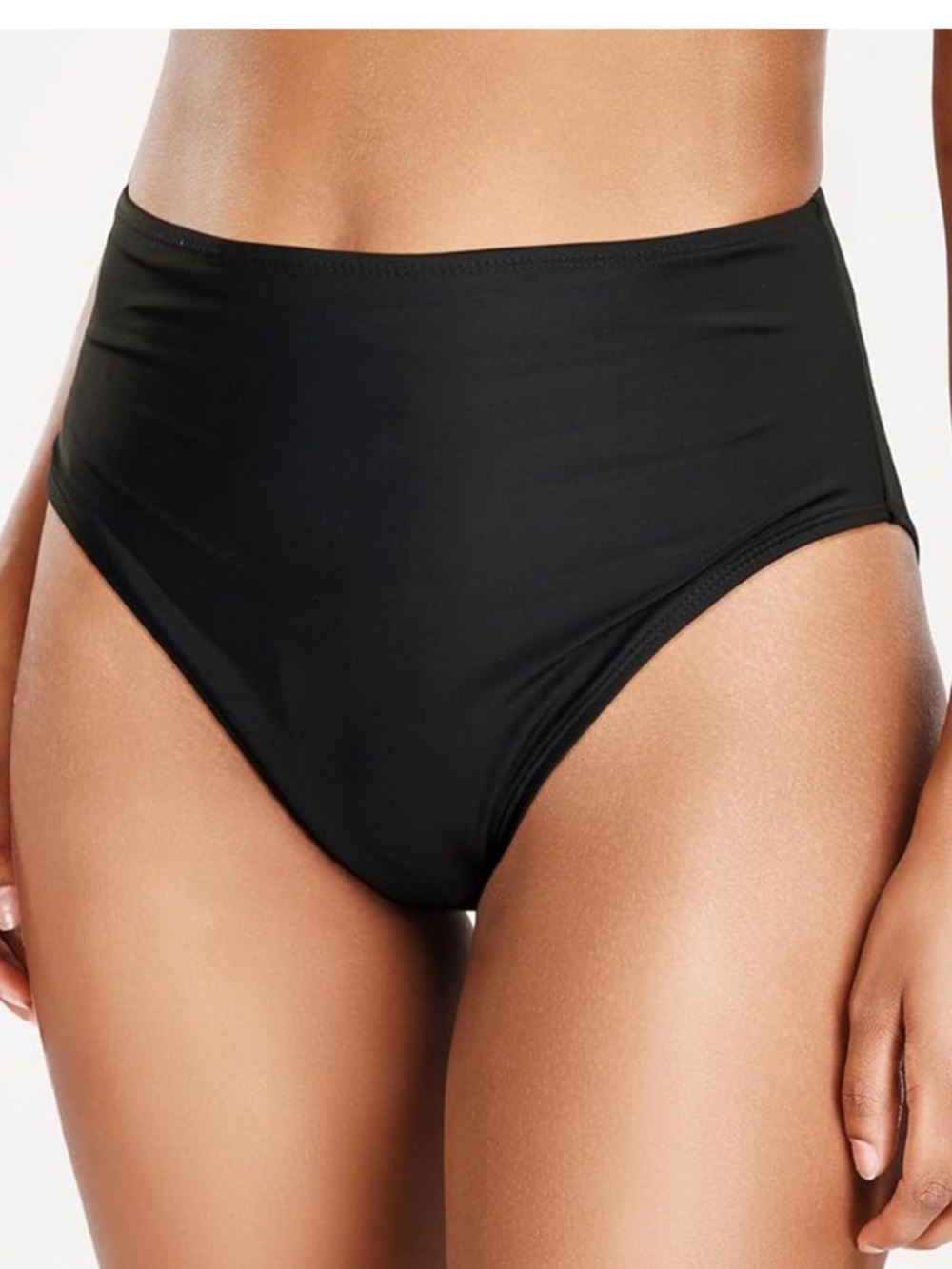 Beach Bay Black Swimsuit Bikini Bottom 14 *